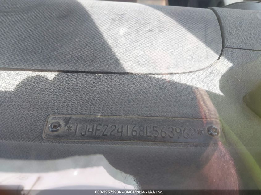 2008 Jeep Wrangler X Rhd VIN: 1J4FZ24168L563962 Lot: 39572906