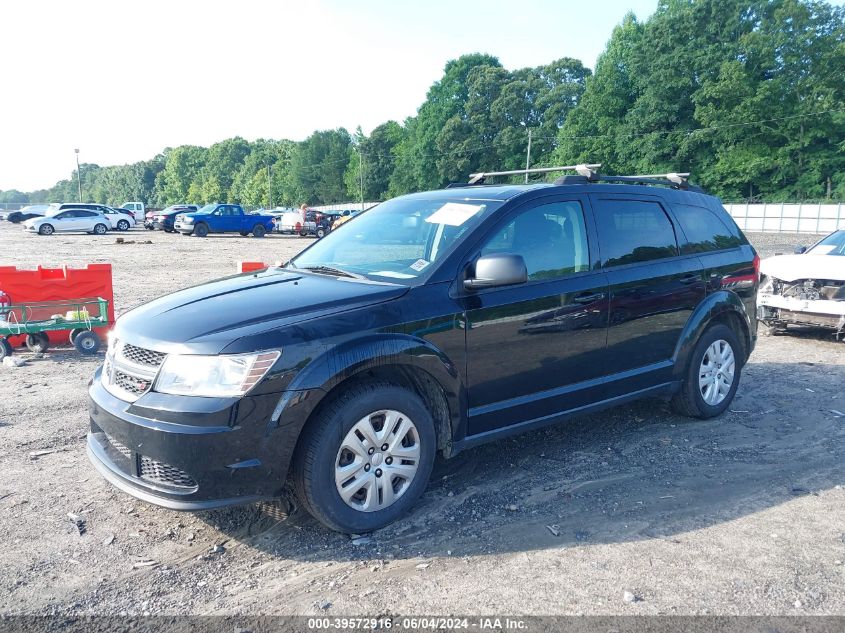 2016 Dodge Journey Se VIN: 3C4PDCAB7GT109346 Lot: 39572916