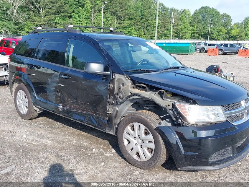 2016 Dodge Journey Se VIN: 3C4PDCAB7GT109346 Lot: 39572916