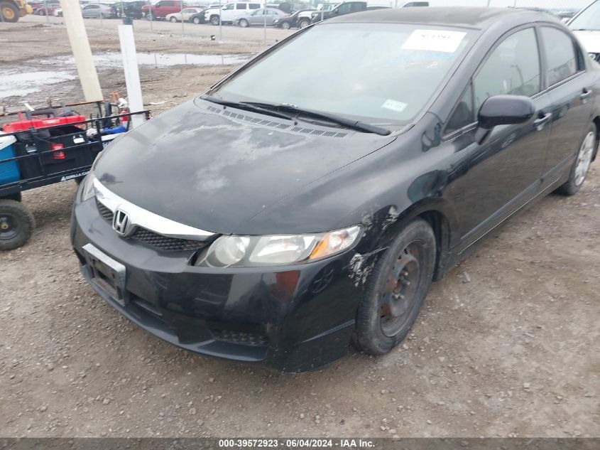 2009 Honda Civic Lx VIN: 2HGFA16579H309605 Lot: 39572923