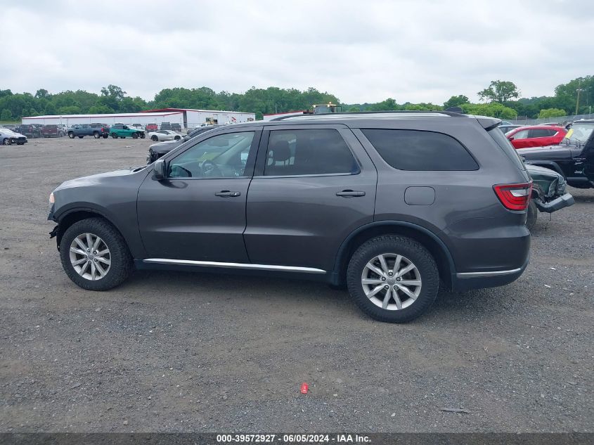 2015 Dodge Durango Sxt VIN: 1C4RDJAG9FC161466 Lot: 39572927