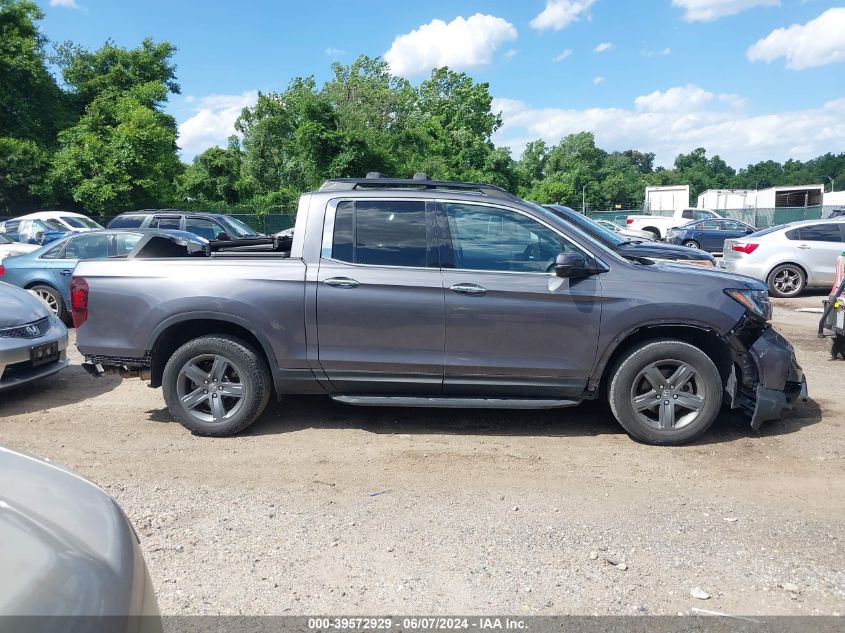 2021 Honda Ridgeline Rtl-E VIN: 5FPYK3F74MB016980 Lot: 39572929