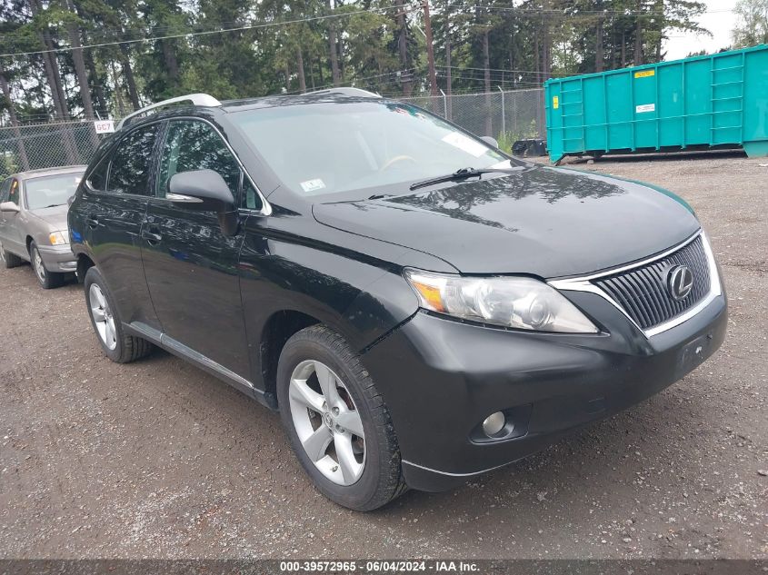 2010 Lexus Rx 350 VIN: 2T2BK1BA0AC026955 Lot: 39572965