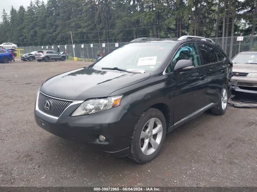 2010 Lexus Rx 350 VIN: 2T2BK1BA0AC026955 Lot: 39572965