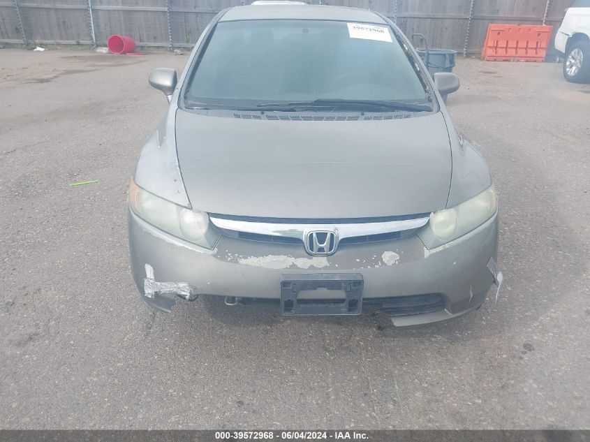 2007 Honda Civic Lx VIN: 1HGFA16567L068801 Lot: 39572968