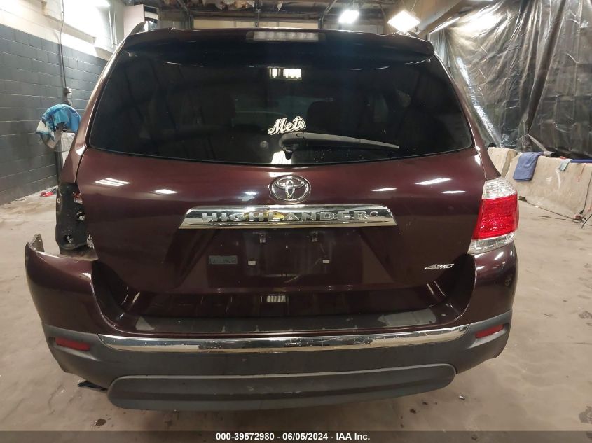 2013 Toyota Highlander Base Plus V6 VIN: 5TDBK3EH5DS176628 Lot: 39572980