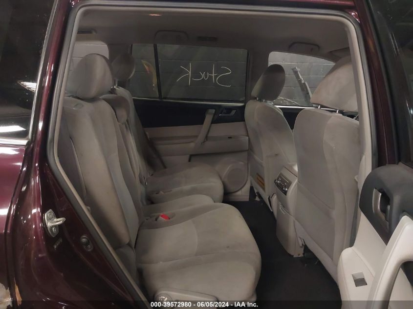 2013 Toyota Highlander Base Plus V6 VIN: 5TDBK3EH5DS176628 Lot: 39572980