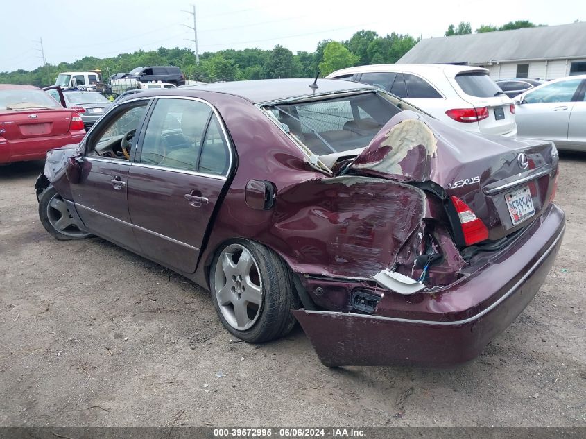 2006 Lexus Ls 430 VIN: JTHBN36F665051245 Lot: 39572995