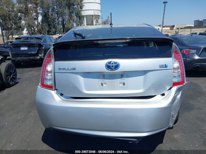 2012 Toyota Prius Two VIN: JTDKN3DU7C5516193 Lot: 39573046