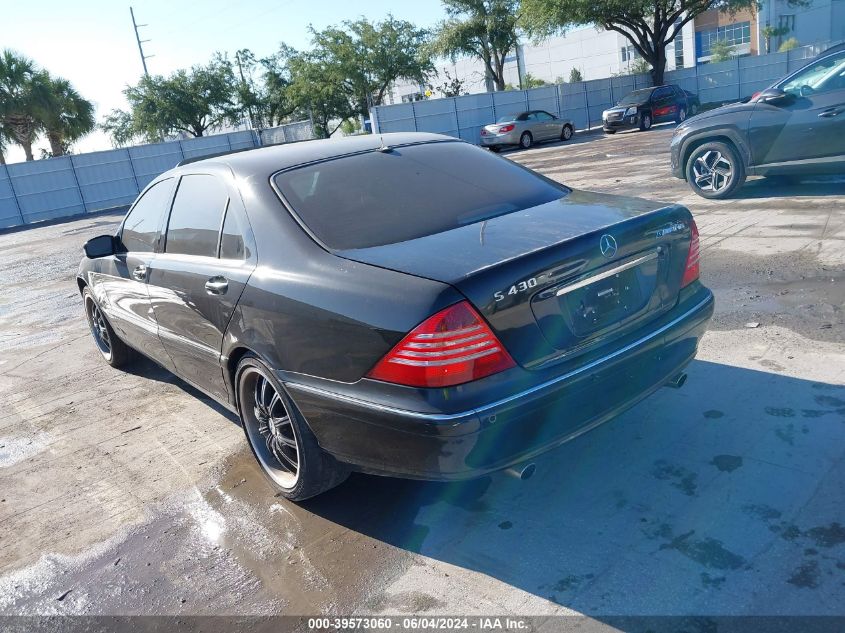 2000 Mercedes-Benz S 430 VIN: WDBNG70J2YA076410 Lot: 39573060