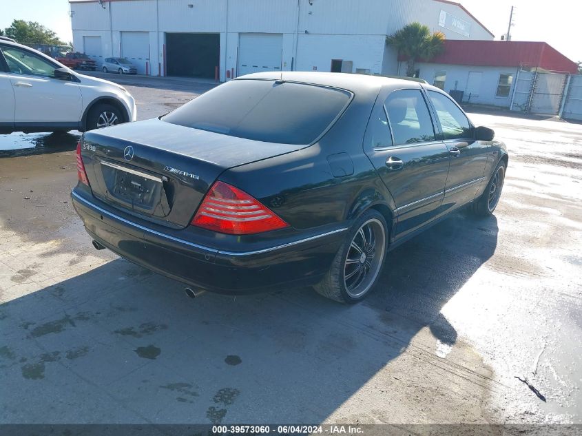 2000 Mercedes-Benz S 430 VIN: WDBNG70J2YA076410 Lot: 39573060