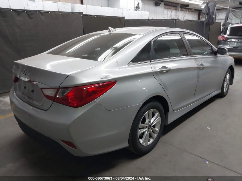 2014 Hyundai Sonata Gls VIN: 5NPEB4AC3EH871534 Lot: 39573063