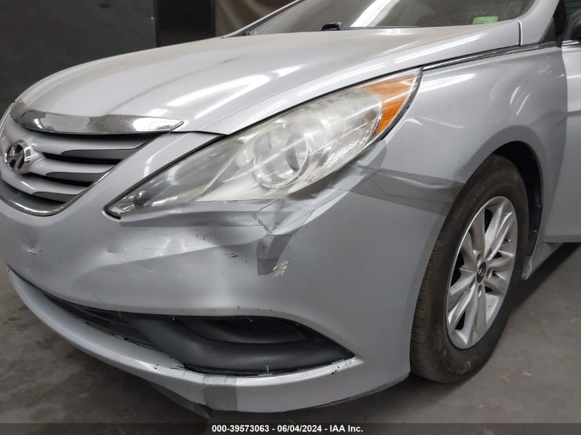 2014 Hyundai Sonata Gls VIN: 5NPEB4AC3EH871534 Lot: 39573063