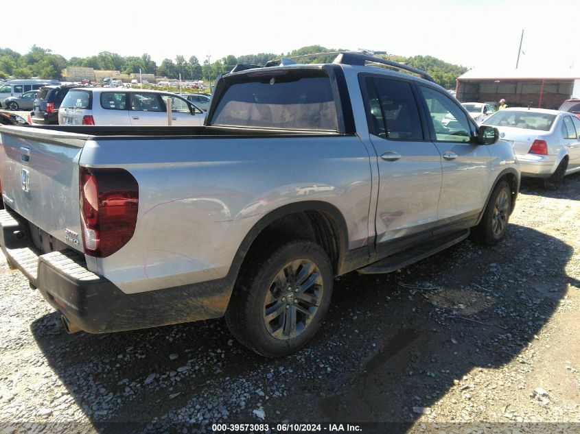 2021 Honda Ridgeline Awd Sport VIN: 5FPYK3F14MB001018 Lot: 39573083