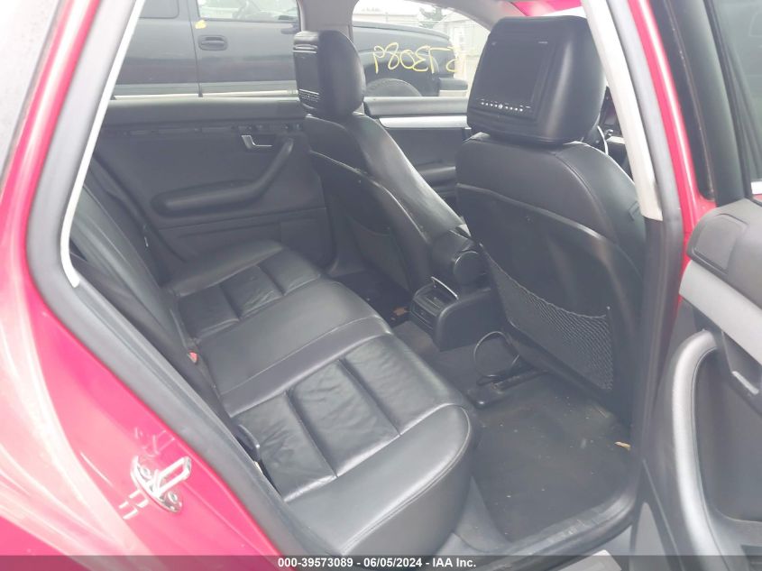 2008 Audi A4 2.0T/2.0T Special Edition VIN: WAUDF78E58A168146 Lot: 39573089