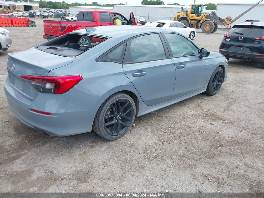 VIN 2HGFE2F5XPH506095 2023 HONDA CIVIC SPORT