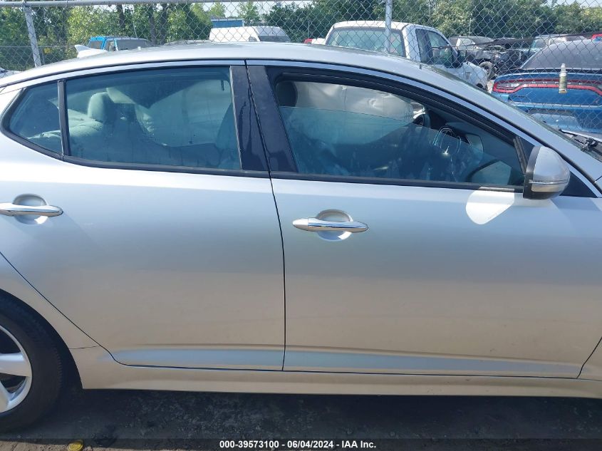 2014 Kia Optima Lx VIN: 5XXGM4A79EG271991 Lot: 39573100