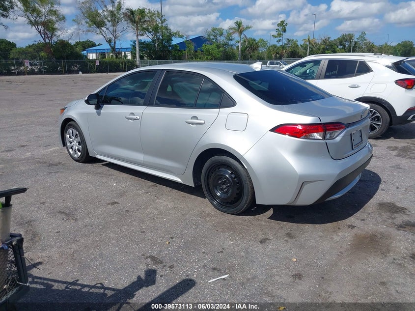 VIN 5YFEPMAE1MP149788 2021 TOYOTA COROLLA LE