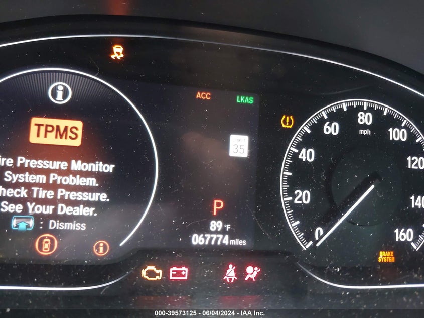 VIN 1HGCV1F36KA170755 2019 HONDA ACCORD SPORT