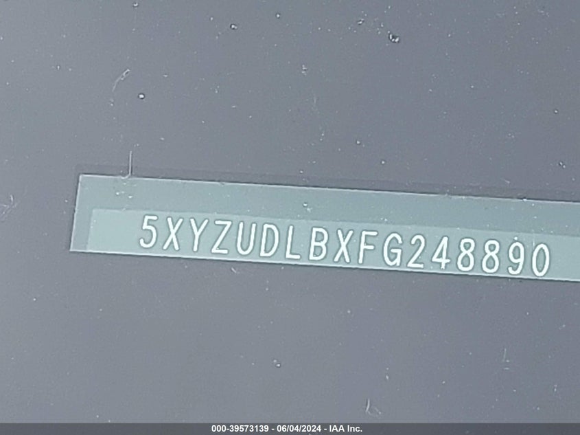 2015 Hyundai Santa Fe Sport 2.4L VIN: 5XYZUDLBXFG248890 Lot: 39573139