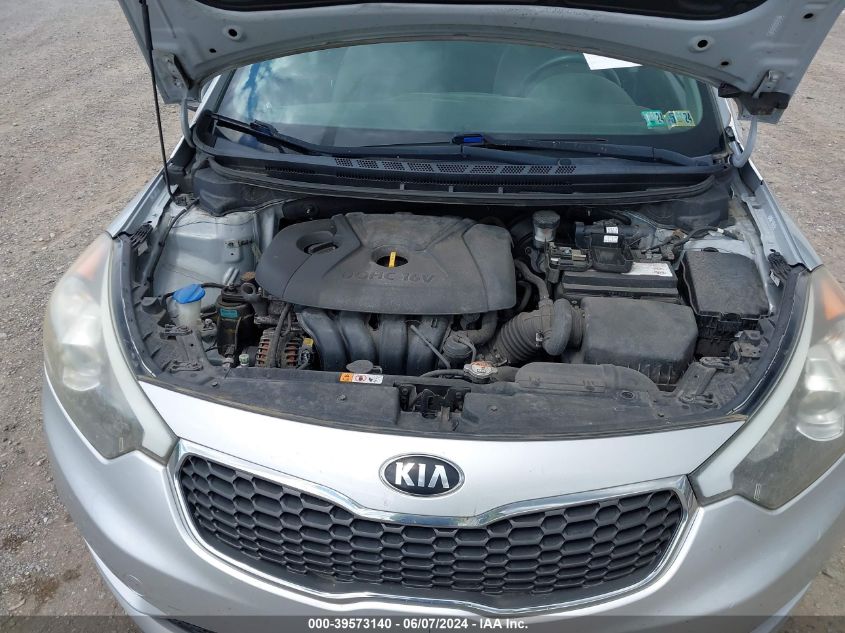 2014 Kia Forte Lx VIN: KNAFK4A6XE5096077 Lot: 39573140