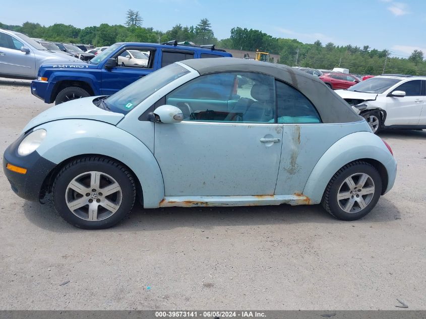 2006 Volkswagen New Beetle 2.5 VIN: 3VWRF31Y16M322158 Lot: 39573141