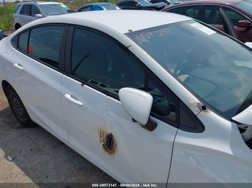 2018 Chevrolet Cruze Ls Auto VIN: 1G1BC5SM9J7158917 Lot: 39573147