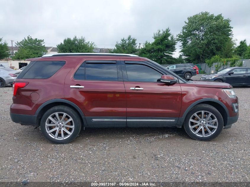 2016 Ford Explorer Limited VIN: 1FM5K7F81GGC93913 Lot: 39573167