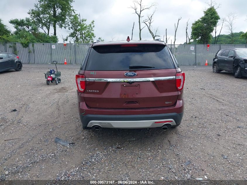 2016 Ford Explorer Limited VIN: 1FM5K7F81GGC93913 Lot: 39573167