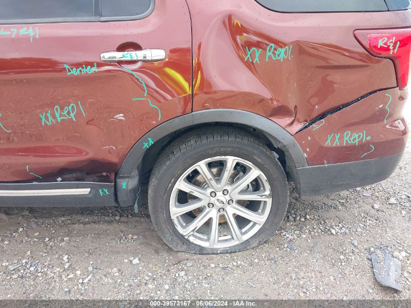 2016 Ford Explorer Limited VIN: 1FM5K7F81GGC93913 Lot: 39573167