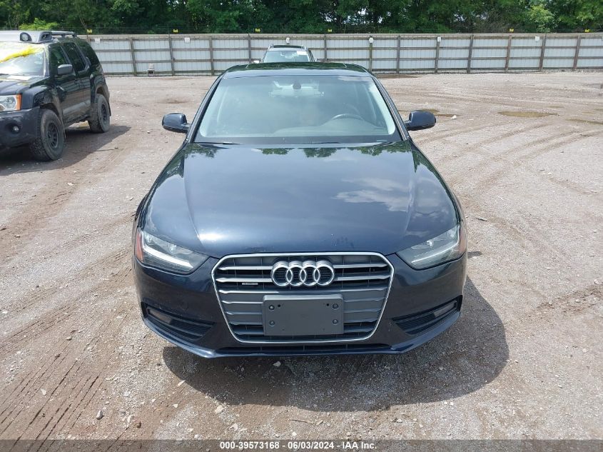 2014 Audi A4 2.0T Premium VIN: WAUBFAFL9EN038767 Lot: 39573168