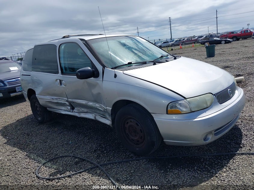 2001 Mercury Villager VIN: 4M2ZV11T91DJ01503 Lot: 39573217