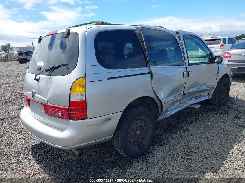 2001 Mercury Villager VIN: 4M2ZV11T91DJ01503 Lot: 39573217