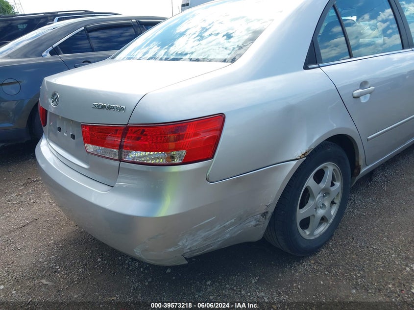 5NPEU46C36H069215 2006 Hyundai Sonata Gls