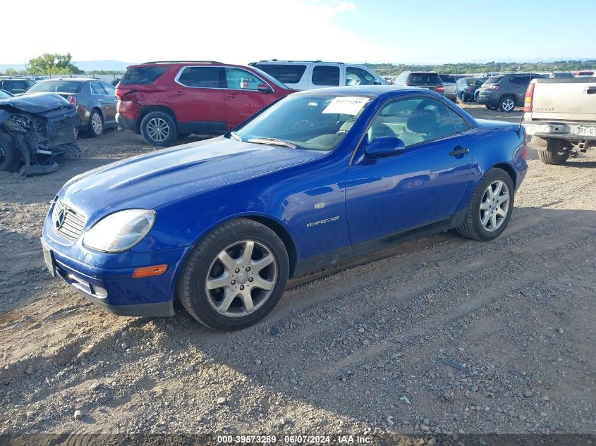 1998 Mercedes-Benz Slk 230 VIN: WDBKK47F5WF029082 Lot: 39573289