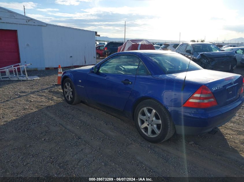 1998 Mercedes-Benz Slk 230 VIN: WDBKK47F5WF029082 Lot: 39573289