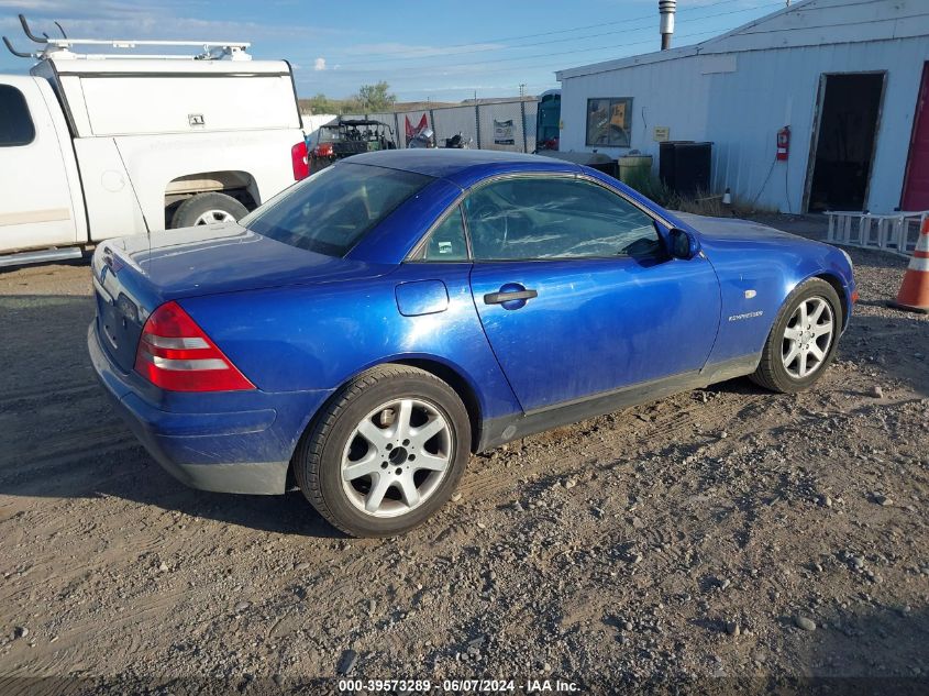 1998 Mercedes-Benz Slk 230 VIN: WDBKK47F5WF029082 Lot: 39573289