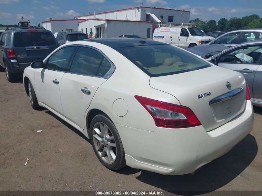 2009 Nissan Maxima 3.5 Sv VIN: 1N4AA51E49C854919 Lot: 39573302