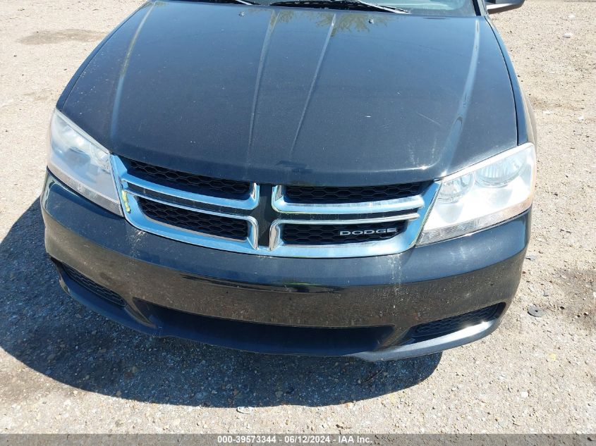 2012 Dodge Avenger Se VIN: 1C3CDZAB8CN143831 Lot: 39573344