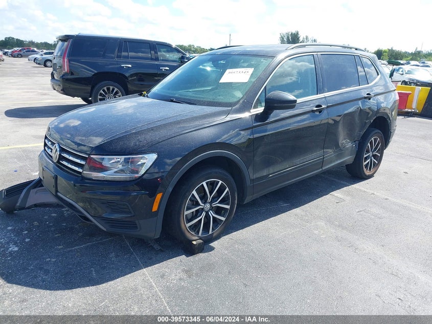 2021 VOLKSWAGEN TIGUAN 2.0L I4 FI DOHC 16V (VIN: 3VV3B7AX8MM006077