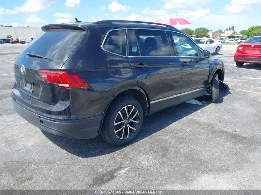 2021 VOLKSWAGEN TIGUAN 2.0L I4 FI DOHC 16V (VIN: 3VV3B7AX8MM006077