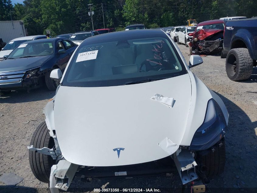 2022 Tesla Model 3 Long Range Dual Motor All-Wheel Drive VIN: 5YJ3E1EB2NF332027 Lot: 39573350