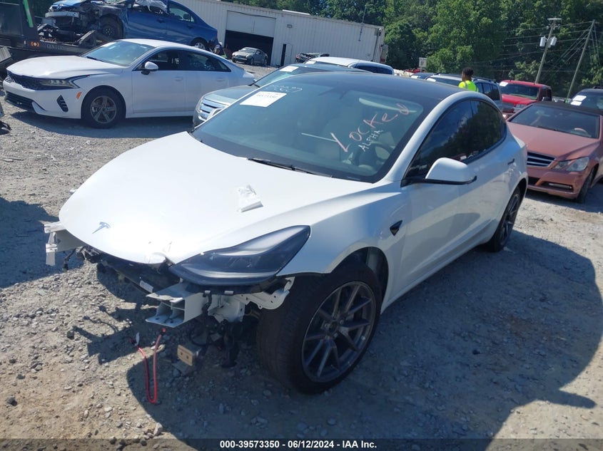 VIN 5YJ3E1EB2NF332027 2022 TESLA MODEL 3 LONG RANGE DUAL MOTOR ALL-WHEEL DRIVE