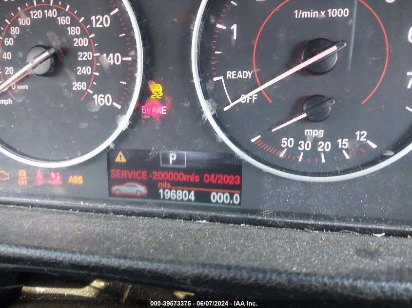 2013 BMW 335I xDrive VIN: WBA3B9C51DF587537 Lot: 39573375