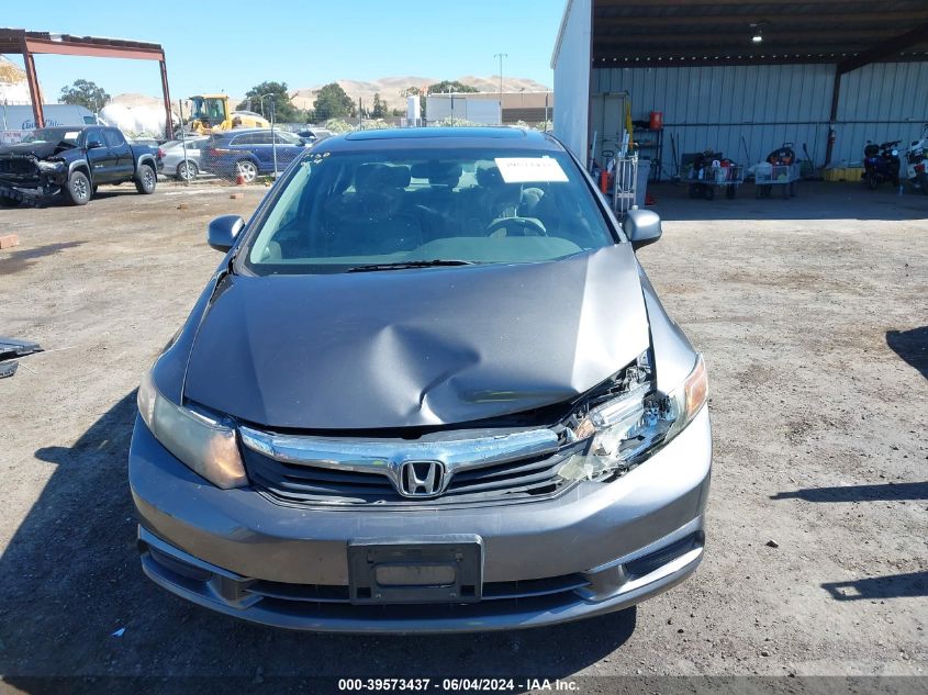 2012 Honda Civic Ex-L VIN: 2HGFB2F96CH570642 Lot: 39573437