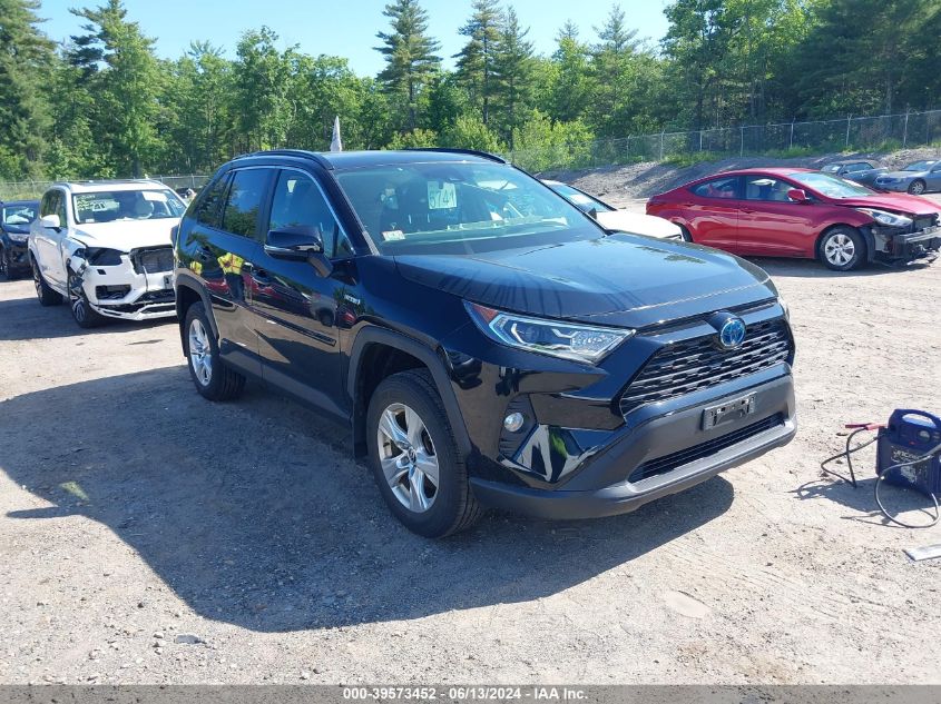 2020 Toyota Rav4 Xle Hybrid VIN: JTMRWRFV6LD072895 Lot: 39573452