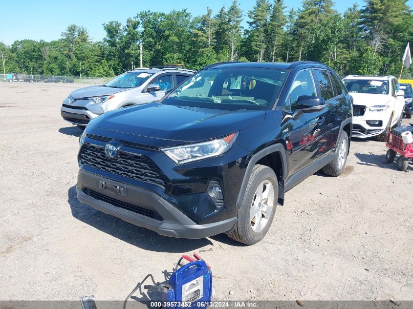 2020 Toyota Rav4 Xle Hybrid VIN: JTMRWRFV6LD072895 Lot: 39573452