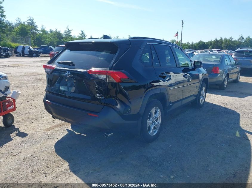 2020 Toyota Rav4 Xle Hybrid VIN: JTMRWRFV6LD072895 Lot: 39573452