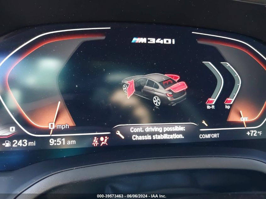 2021 BMW 3 Series M340I xDrive VIN: 3MW5U9J02M8B64341 Lot: 39573463