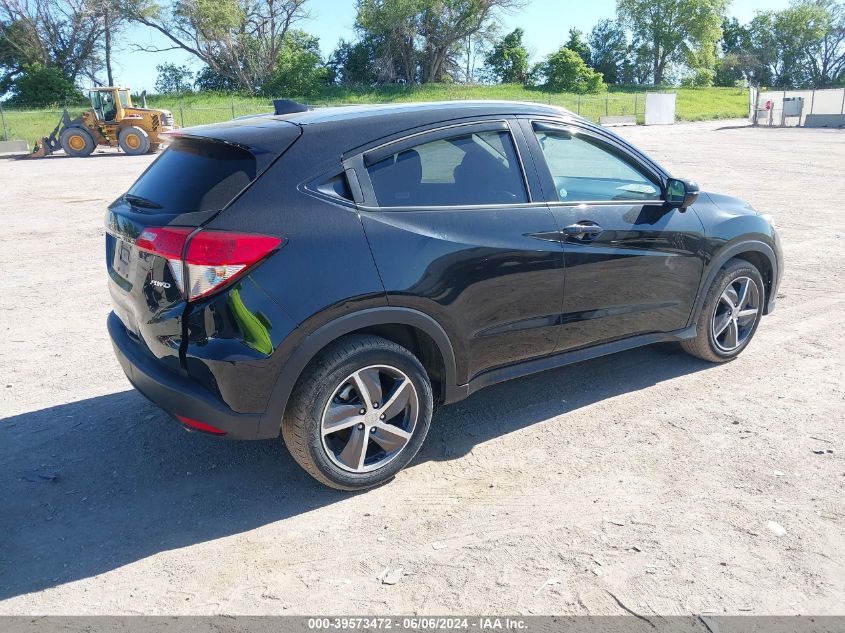 2021 Honda Hr-V Awd Ex VIN: 3CZRU6H56MM725968 Lot: 39573472